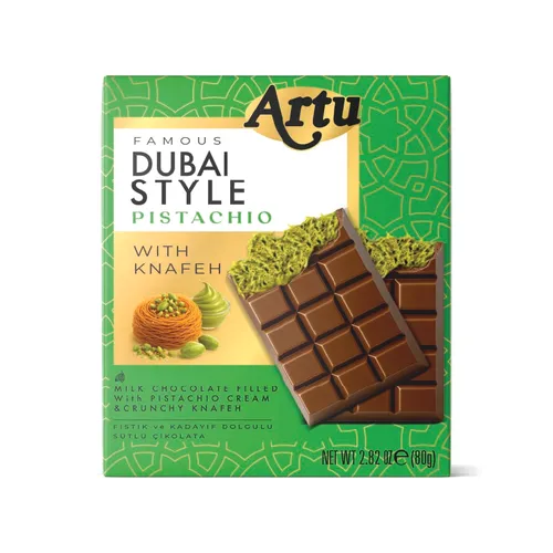 Artu Dubai Style Milchschokolade, 80 g