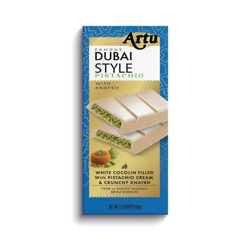 Artu Dubai Style Weiße Schokolade, 100 g