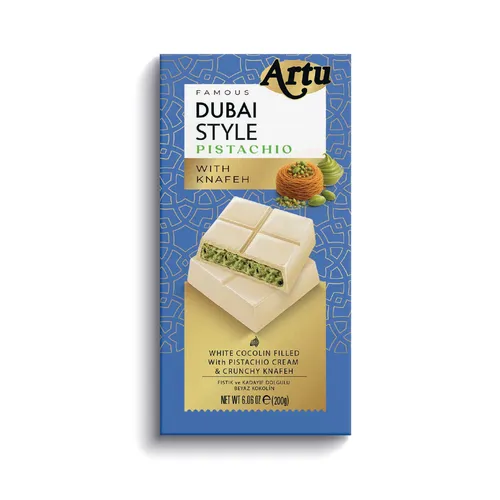 Artu Dubai Style Weiße Schokolade, 200 g