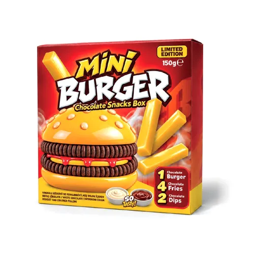 Artu Mini Burger Snack Box, 150 g