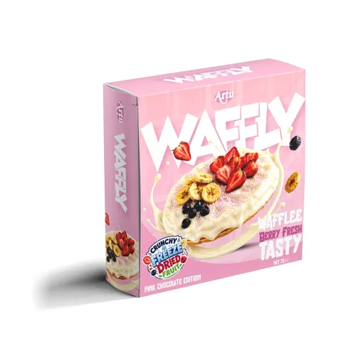 Artu Waffly Rosa Schokolade, 60 g